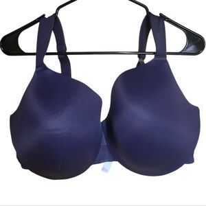 Cacique Lightly Lined Balconette Purple Bra, Plus Size 42F